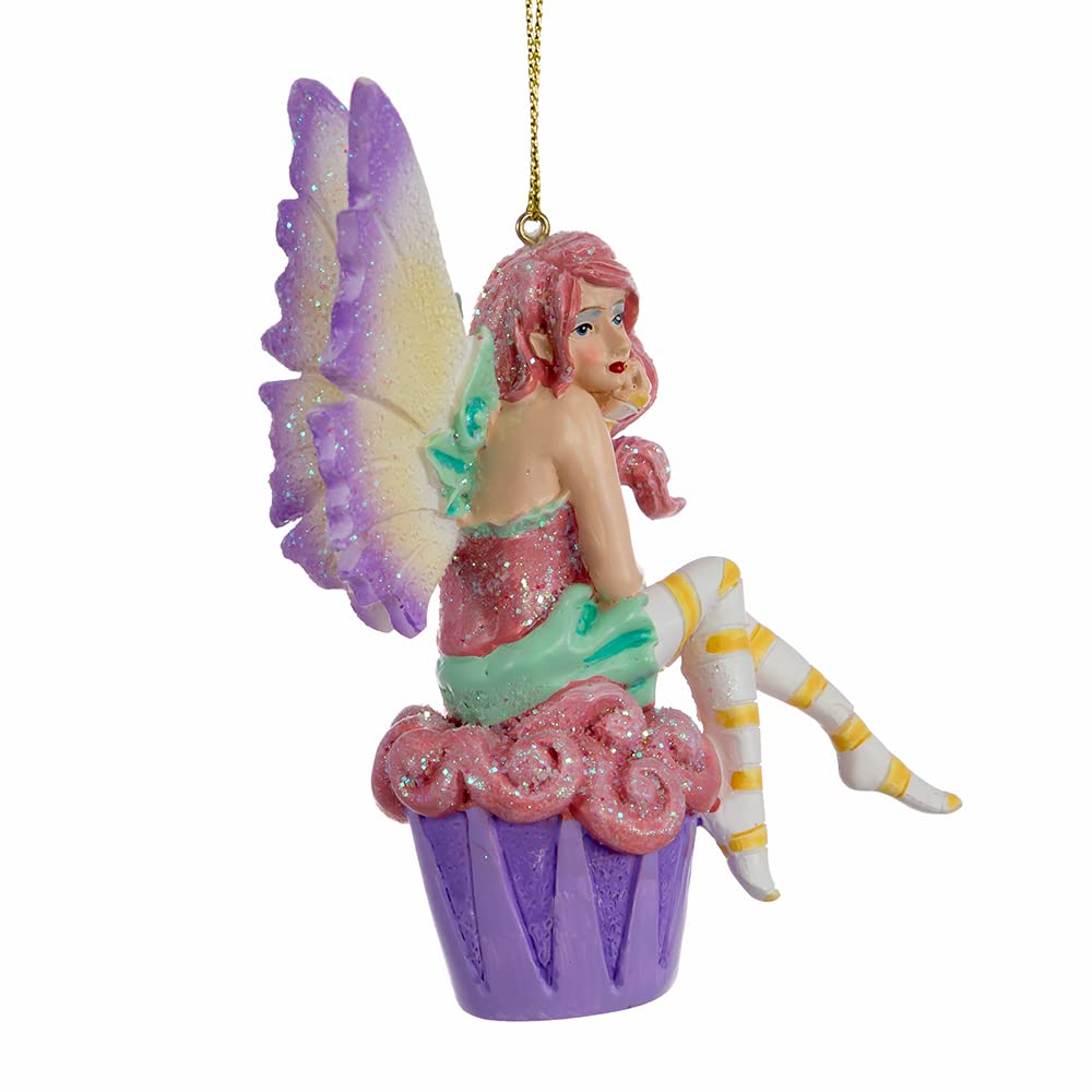 4.25-Inch Amy Brown Cupcake Fairy Ornament