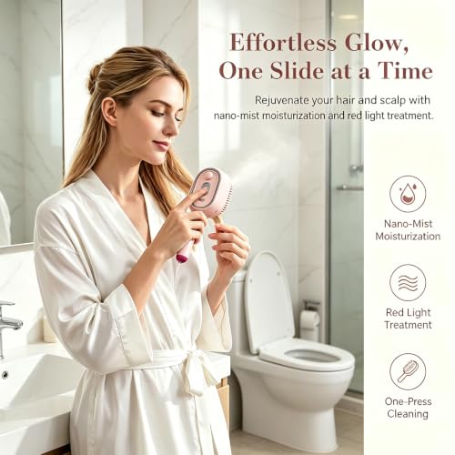 Electric Spray Air Cushion Massage Comb for All Hair Types