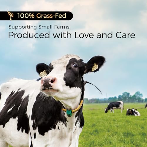QOOQ 100% Grass Fed Beef Tallow for Skin with Raw Honey & Beach Rose Oil - for Sensitive & Eczema Skin - Natural Face/Body Butter + Lip Balm, Orange, 1.3 oz