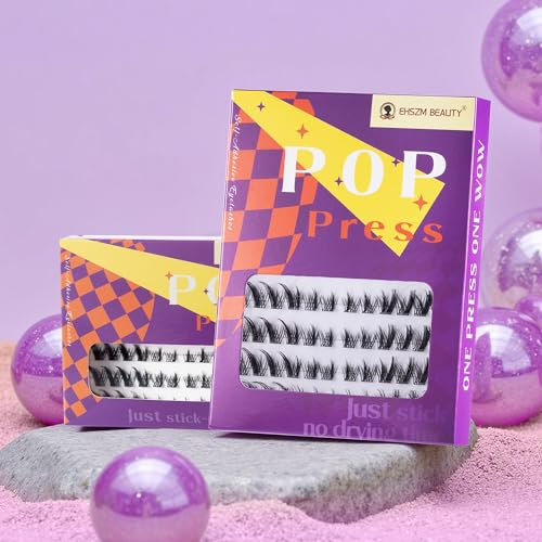 Self-Adhesive Manga Lash Clusters - Pre-Glued D-Curl 10-14mm