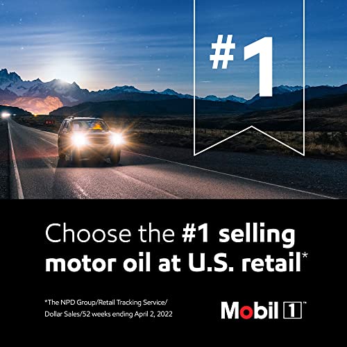 Mobil 1 Truck & SUV Full Synthetic Motor Oil 0W-20, 5 Quart