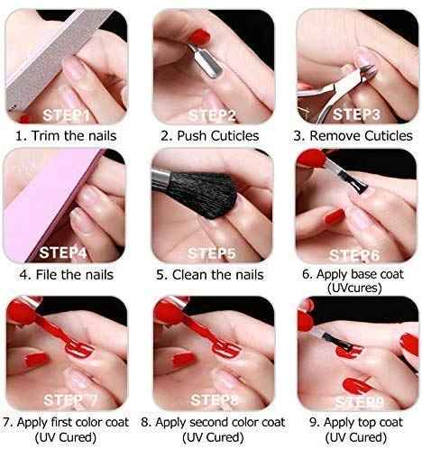 Beetles Blue Green Gel Nail Polish Kit - 6 Colors Misty Gray Dark Green Gel Polish With 3 Pcs Base coat No Wipe Top Coat - Matte Gel Top Coat