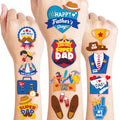 96 PCS Father's Day Temporary Tattoos for Kids | Dad Theme