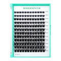 Bodermincer 10-12-14-16mm MIX D Curl Lash Clusters Individual Lashes Mink Cluster Eyelash Extension Natural 3D Russian Volume Faux Eyelashes Individual Lashes Makeup (M01# 8-10-12-14-16mm MIX)