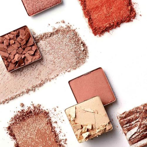 Lune+Aster Sunstone Eyeshadow Palette | Waterproof Eyeshadow Palette With Matte And Shimmer Finish, Mirrored Compact - 8 Shades