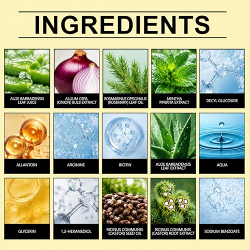 Onion Hydrosol Shampoo & Conditioner Set for Hair Growth - Biotin & Rosemary