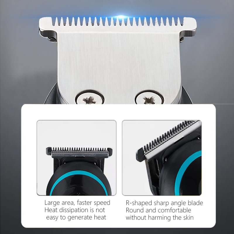Cordless T-Blade Hair Clippers for Men – Professional Trimmer