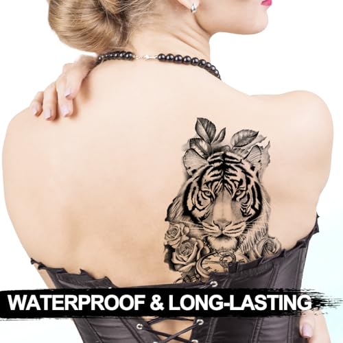 Kotbs Temporary Tattoo Sheets - 6 Pack Waterproof