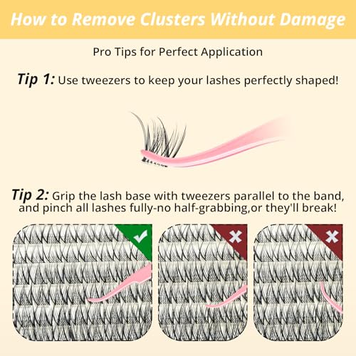 RITALASH Spider Lash Clusters Natural Wispy Eyelash Extensions 8-16mm DIY Fake Lashes
