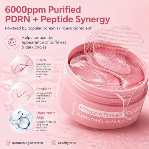 PDRN Under Eye Patches with Peptide & Collagen - 60 Count