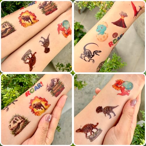 96-Piece Dinosaur Temporary Tattoos for Kids - Party Favors