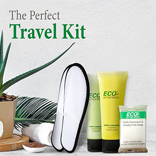 ECO Amenities 140-Piece Hotel Toiletries Set - TSA Travel Shampoo