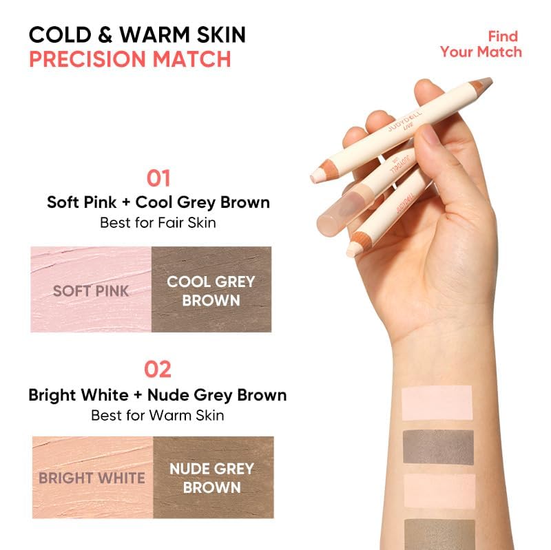 JUDYDOLL Quick-Fix Contour Duo Stick - 18H Waterproof