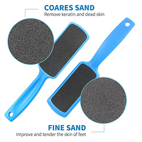 Double-Sided Foot File Callus Remover - 3 Pack Pedicure Feet Rasp