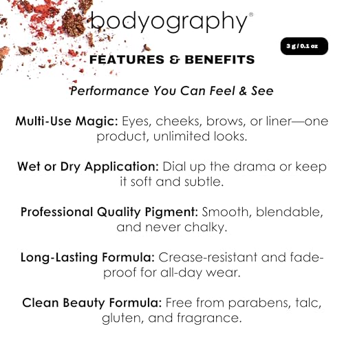 Bodyography Expressions Eye Shadow – Cleopatra Dark Peach