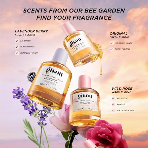 Gisou Honey Infused Hair Perfume Mini 0.5oz - Lavender Berry