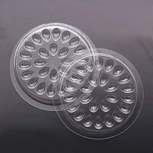 100pc Eyelash Glue Holder Pads - Plastic Palette Trays