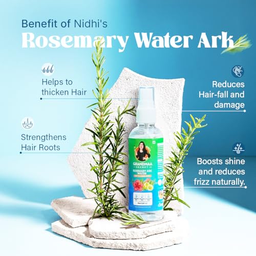 Rosemary Hair Thickening Mist - Natural Spray for All Hair Types, 100 ml