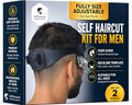 247 Groomed Self Haircut Kit for Men with Neckline & Fade Guide