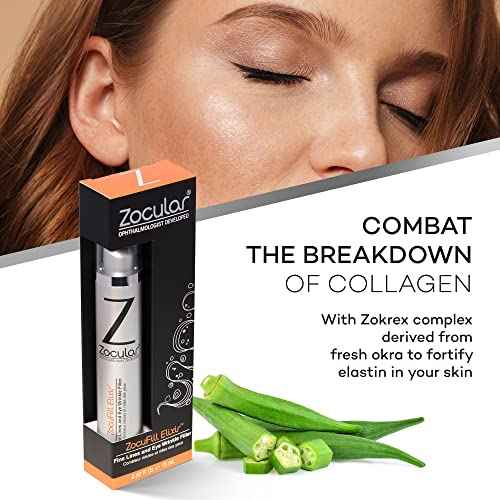 Zocufill Elixir Eye Gel and Face Serum - Eye Bags Treatment for Women and Men - Reduce the Appearance of Dark Circles, Puffy Eyes, Fine Lines and Wrinkles