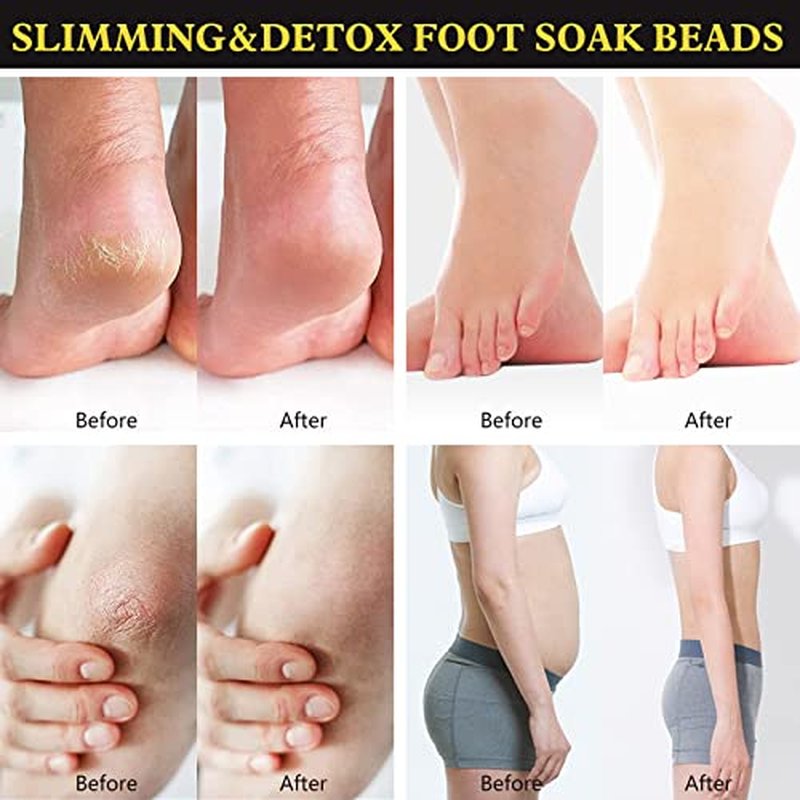 10PCS Herbal Detox Foot Soak Beads for Relaxation & Skin Tightening
