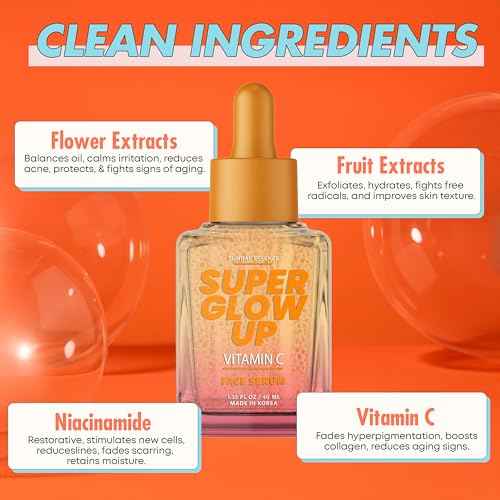Vitamin C Face Serum ? Dermatologist-Tested, Anti-Aging, Brightens & Evens Skin Tone ? Hydrating & Revitalizing Korean Skin Care ? Vegan, Paraben-Free, Clean Beauty ? 1.35 Fl. Oz