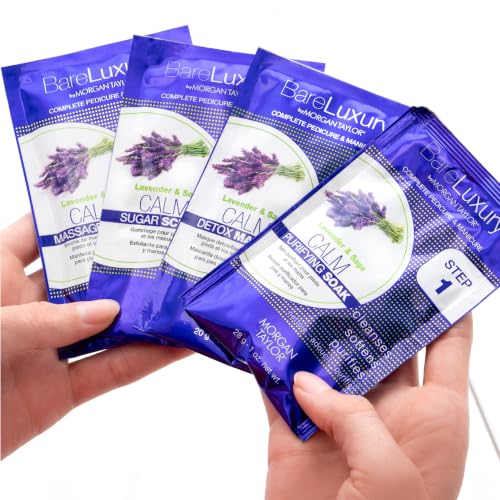 Morgan Taylor BareLuxury 4-Step Mani & Pedi Spa Pack, Lavender & Sage