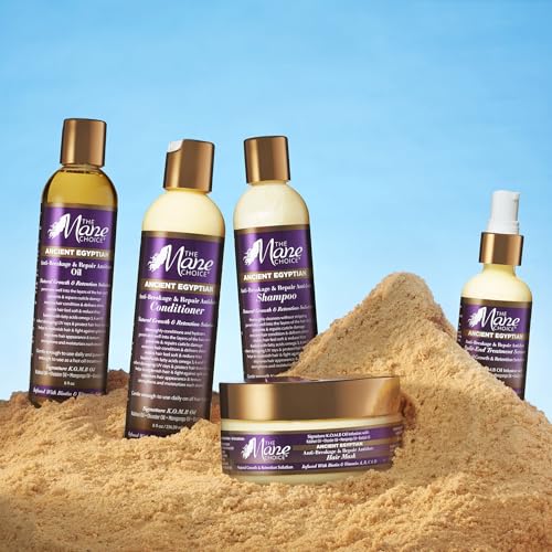 The Mane Choice Ancient Egyptian Anti-Breakage & Repair Antidote Hair Mask for Coily, Wavy & Curly Hair, 8 Ounce