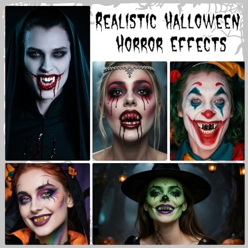 Professional Black Tooth Paint for Halloween Makeup & Cosplay