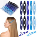 40 Pcs Metal Snap Hair Clips for Women Girls, 5 Colors