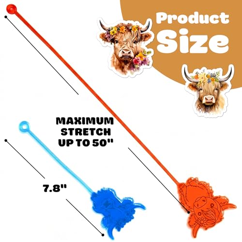 48-Piece Highland Cow Party Favors - Stick Hands & Tattoos