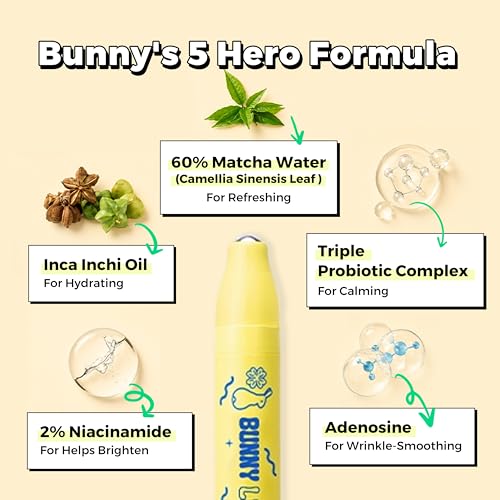 Chasin' Rabbits Bunny Line Smoother Eye Cream Roller 0.5oz