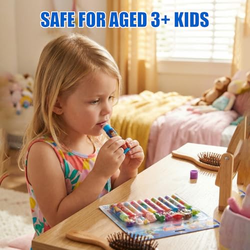 Toy Story Lip Balm Set - 10 Fruit-Flavored 3D Toppers