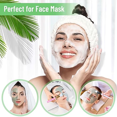 Face Mask Mixing Bowl Set, Anezus 12 Pcs DIY Facemask Mixing Tool Kit with Facial Mask Bowl Stick Spatula Silicone Brush Spray Bottle Puff Soaking Bottle Gauges