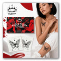 Vaollousia Semi Permanent Temporary Tattoos for Women Men
