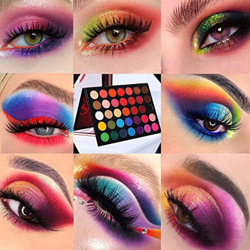 Color Studio 35 Shades Eyeshadow Palette - Matte & Shimmer