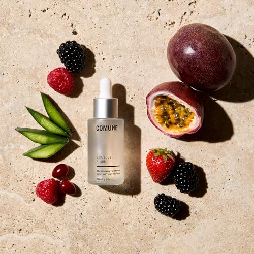 COMUNE Vita Boost Serum - Moisture-Boosting & Anti-Aging Face Serum | Hyaluronic Acid, 9Peptides & SuperBerries Complex | Promotes Healthy, Radiant Complexion | 30 mL / 1 fl.oz