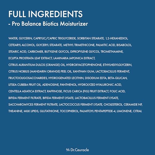 Dr.Ceuracle Pro Balance Moisture Barrier Set - Moisturizing pH Balanced Korean Skincare Gift Set included Cleansing Foam, Toner, Cream