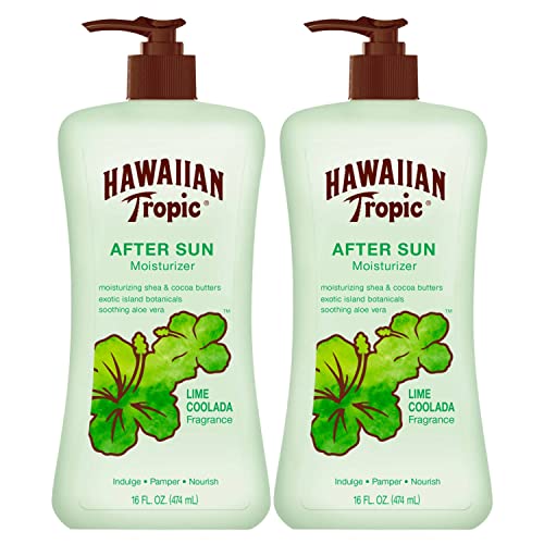 Hawaiian Tropic Sheer Touch Ultra Radiance SPF 50 Sunscreen Twin Pack with Lime Coolada After Sun Lotion Twin Pack