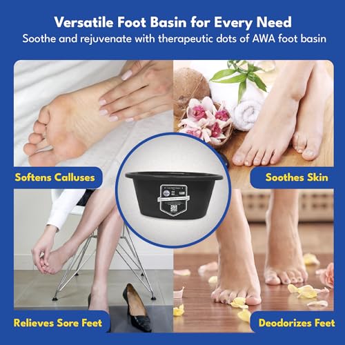 American Wellness Authority Extra Large Foot Bath Basin for Soaking