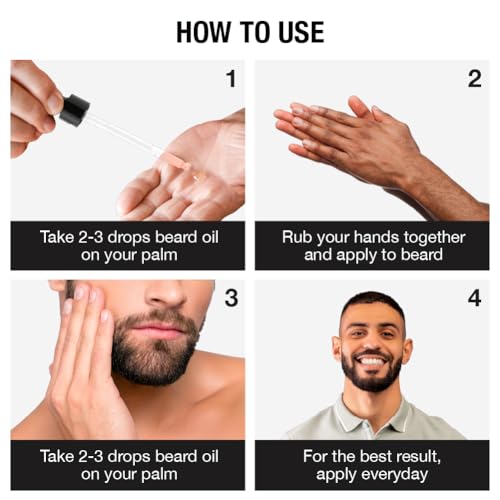 Red by Kiss Groomane Beard Oil, Rosemary Oil & Biotin, Promotes Full, Healthy Look Beard Strengthen Facial Hair, Reduces Breakage (3 fl.oz, Sea Breeze)