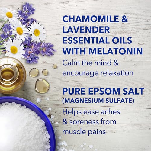 Epsom Salt Magnesium Soak with Melatonin & Lavender - 3 lbs