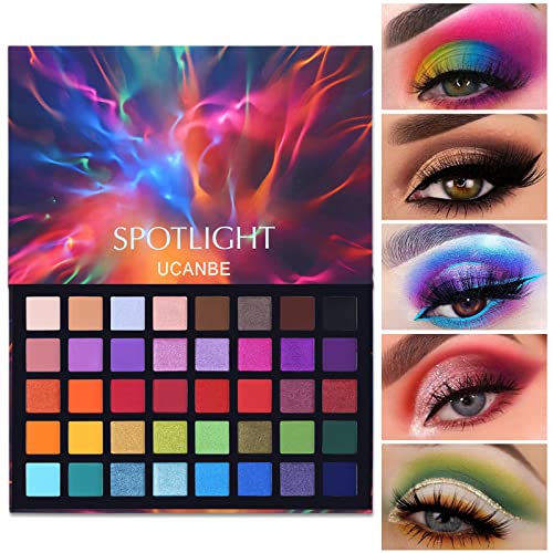 UCANBE 40 Color Eyeshadow Palette - Matte & Shimmer