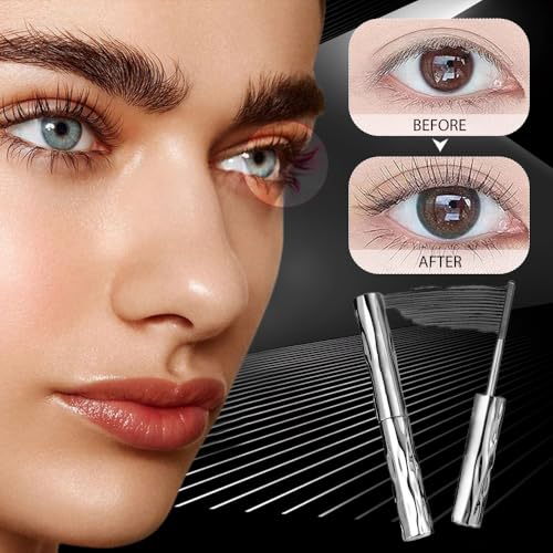Waterproof Metal Wand Mascara for Volume & Length - Smudge Proof