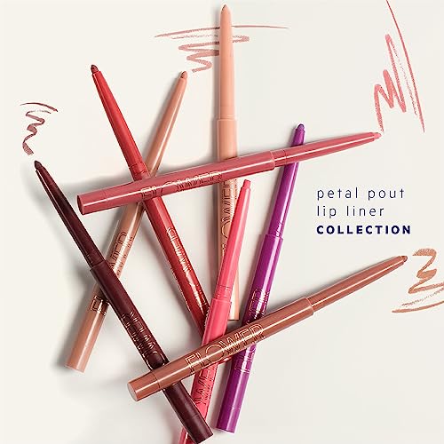 Flower Petal Pout Lip Liner - Plum Creamy Formula