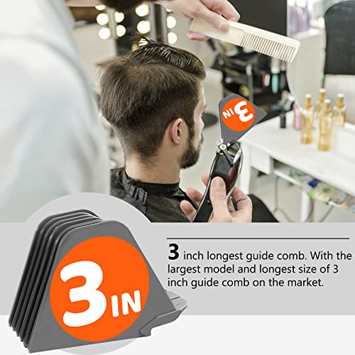 AFANSO 8-Piece Hair Clipper Guard Set – 3 Inch Combs for Wahl