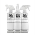 Chemical Guys 16 oz Secondary Dilution Bottle with Sprayer (3 Pack) – Clear Plastic
