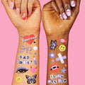 xo, Fetti Purple Butterfly Temporary Tattoos - 64 Designs