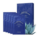 T'ELSE Blue Agave Hyaluronic Acid Mask 25ml*5ea, Watery Sheet Facial Mask with Close Adhesion, Moisturizing Facial Essence with Excellent Hydration, Long-Lasting Moisturizing, Korean Skin Care