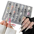 Silicone Cross Nail Art Molds for 3D Flower Designs